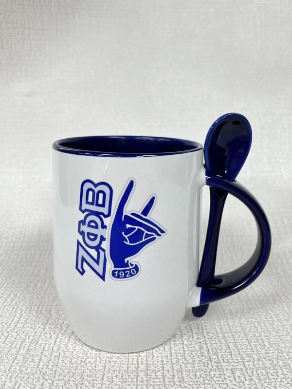Zeta Phi Beta 12 oz Coffee Cup Product Code is ZPB310