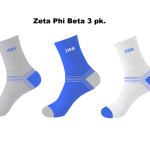 Zeta Phi Beta Socks Product Code is ZPB200